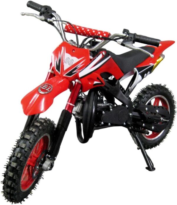 61VHs-yoEXL._AC_SL1500_.jpg Mini Moto Cross Trilha 49cc PARTIDA ELÉTRICA BZ Vermelha Gasolina com Óleo 2 Tempos BARZI MOTORS