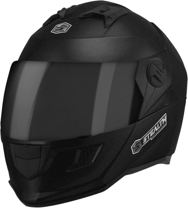 61VzwYZu5L._AC_SL1200_.jpg CAPACETE FECHADO PRO TORK STEALTH SOLID BRILHANTE PRETO TAM. 58 VIS. FUMÊ