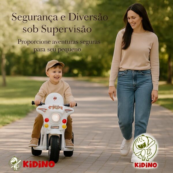 61WeUJ2h8L._AC_SL1024_.jpg Moto Elétrica Infantil 6V Kidino com Baú – Mini Motinha Elétrica para Menina e Menino | Moto Infantil Brinquedo Luz e Multimídia