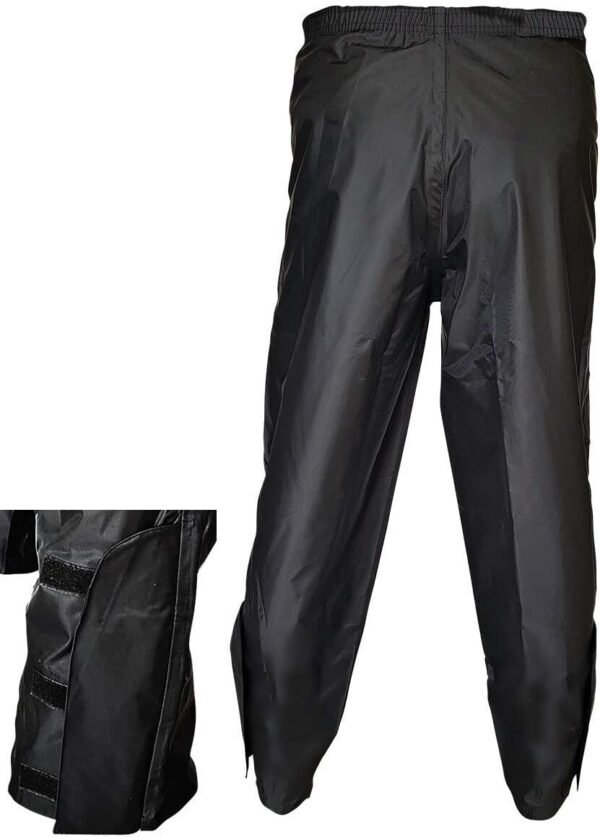61XHXHQbw6L._AC_SL1200_.jpg Capa de chuva motoqueiro conjunto nylon emborrachado impermeável nave Vermelho/Preto (G)