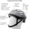 Capacete, Vollo Sports, Cinza