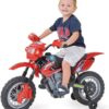 Moto Elétrico Infant Motocross Xplast Preto/Vermelho