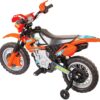 Moto Elétrico Infant Motocross Xplast Preto/Vermelho