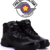 Bota Tatica Pm Coturno em Couro Motociclista Motoqueiro preta