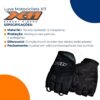 Luva X11 Fit X Meio 1/2 Dedo Motociclista Moto Verão