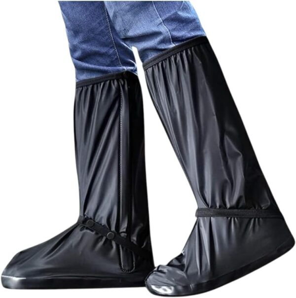 61g0ujtOFAL._AC_SL1200_.jpg CAPA DE CHUVA PARA CALÇADOS capa impermeável p/motoqueiro moto tenis shows Preta (L, BR, Adulto, Numérico, G, 36)