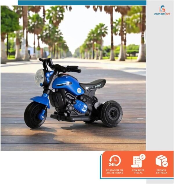 61g7p-CpmL._AC_SL1000_.jpg Mini Moto Motorizada Triciclo Passeio Street (Azul)