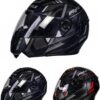 61gJV0w7lNL._AC_SL1200_.jpg Capacete Articulável Moto Peels U-RB2 Dynamic Preto Fosco com Grafite 58
