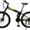 bicicleta dobravel mountain bike aro 26 suspensão duple freio a disco 21 marchas