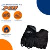 Luva X11 Fit X Meio 1/2 Dedo Motociclista Moto Verão