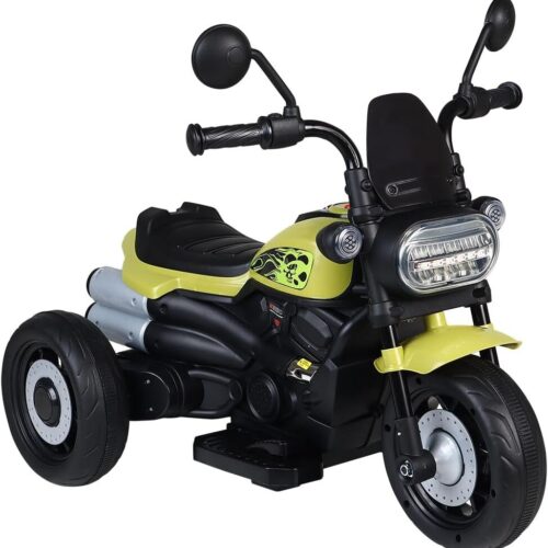 61i7GhvD8BL._AC_SL1000_.jpg Bel - Moto Elétrica Infantil Freeway King 3 Rodas 6V Verde