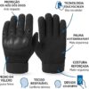 Luva Motociclista, Motoqueiro e Motoboy – Proteção Anti-Impacto e Resistente para Bike, Ciclista com Fecho Ajustável