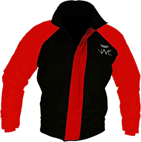 61ktfMuNFcL._AC_SL1280_.jpg Capa de chuva motoqueiro conjunto nylon emborrachado impermeável nave Vermelho/Preto (G)