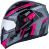 61ky09MyW1L._AC_SL1200_.jpg Bieffe Capacete Moto Fechado B-40 Vtour Cinza Moon/Pink 58
