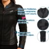 Jaqueta Naked X11 Com Prote??o Imperme?vel Feminina Motociclista Motoqueiro