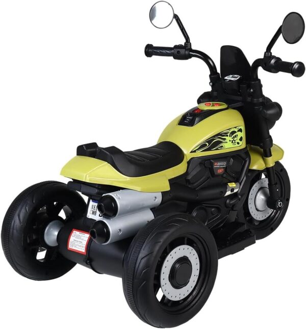 61qu6JhvPJL._AC_SL1000_.jpg Bel - Moto Elétrica Infantil Freeway King 3 Rodas 6V Verde