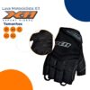 Luva X11 Fit X Meio 1/2 Dedo Motociclista Moto Verão