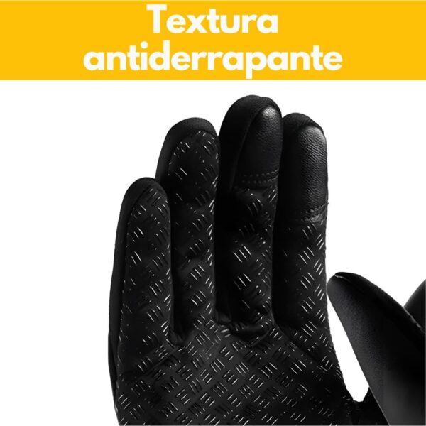 61s1-dIjbhL._AC_SL1000_.jpg Luva Touch Para Moto, Ciclismo, Corrida Ou Caminhada | Modelo Térmico Com Forro Quente, Grip Antiderrapante E Zíper Ajustável – Proteção Contra Vento E Umidade