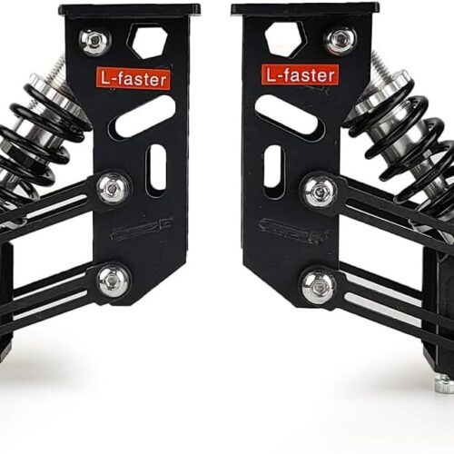 L-faster Suporte de suspensão de absorção de impactos de mola personalizado de 2 peças para motor de Hoverboard de roda de cubo elétrico de eixo único (Type A)