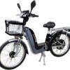 Bicicleta Elétrica Confort 800W 48V 15Ah Preta