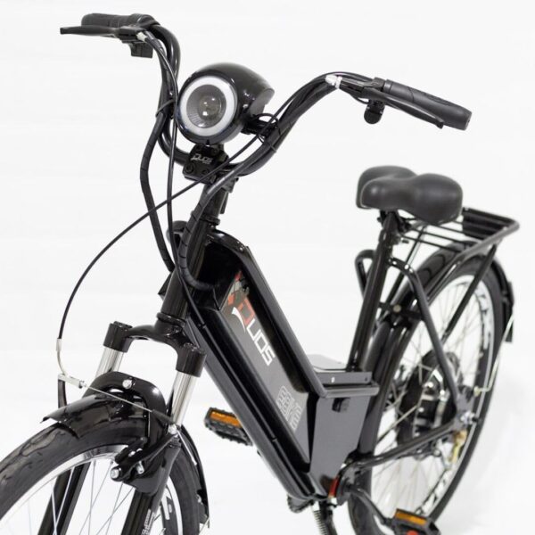 Bicicleta Elétrica Confort 800W 48V 15Ah Preta