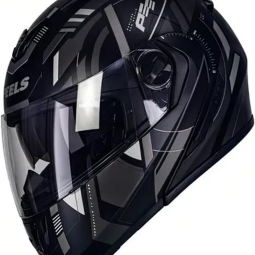 Capacete Articulável Moto Peels U-RB2 Dynamic Preto Fosco com Grafite 58