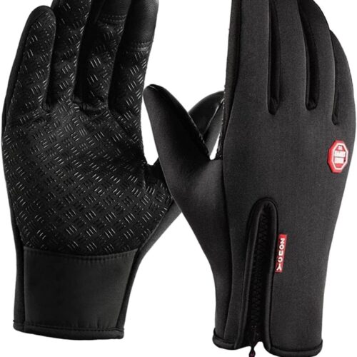 Luva Moto Térmica Touch-screen Resistente à Chuva e Frio Unissex – Para Motoqueiro, Ciclista, Bike, Motocicleta – Inverno, Antiderrapante