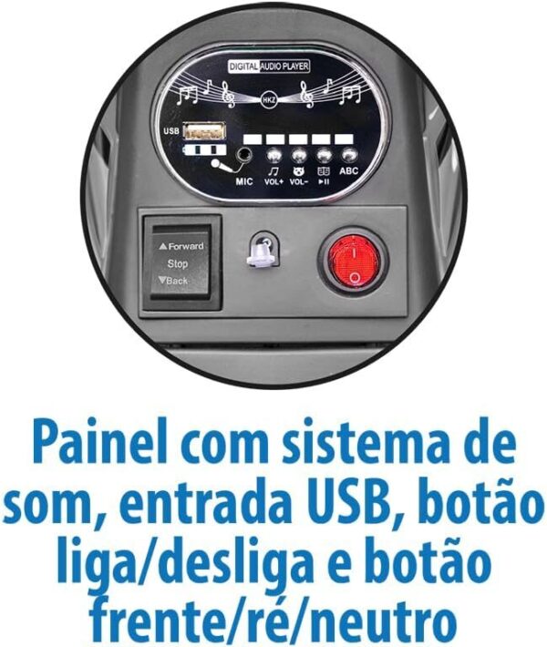61x9YTzrvNL._AC_SL1000_.jpg Moto Cross Eletrica 6V Vermelha Bandeirante