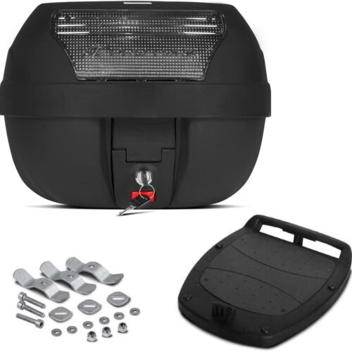 BAULETO PLÁSTICO SUPERIOR 28 LITROS PRO TORK SMART BOX REFLETOR CRISTAL