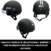 61ysM8thBFL._AC_SL1200_.jpg Capacete Coquinho Scooter Elétrica Bike Skate Patinete BR 101 Premium Viseira Cristal
