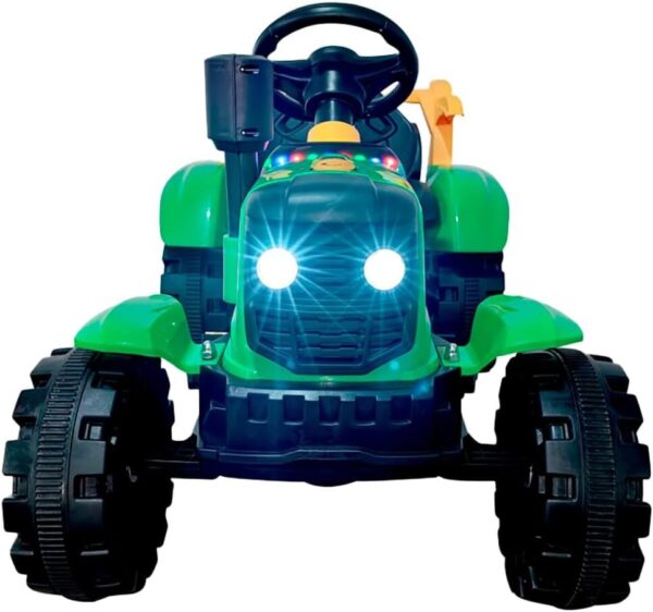 Bang Toys Trator Elétrico com Caçamba 12v Recarregável Verde