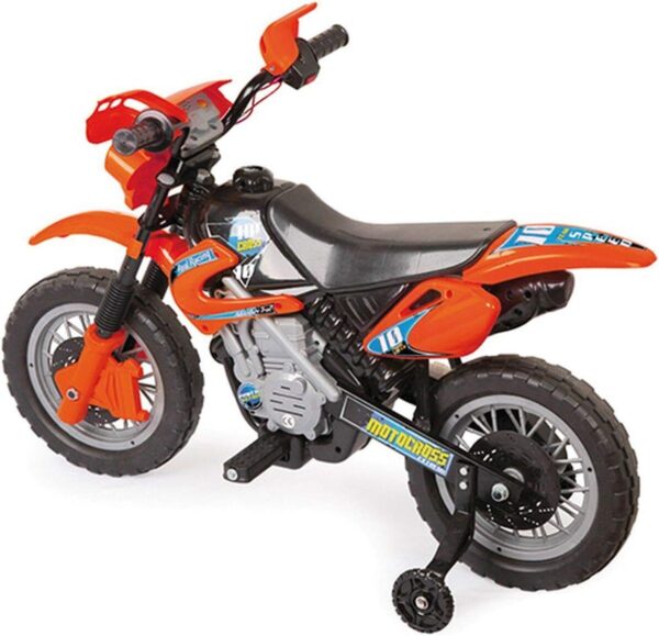 Moto Elétrico Infant Motocross Xplast Preto/Vermelho