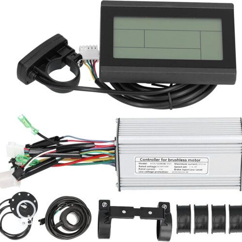 710YlNIfJzS._AC_SL1500_.jpg Kit de controle de motor E-bike, 36V/48V 500W controlador de velocidade de motor elétrico de bicicleta com visor LCD, kit de conversão de e-bike para KT, para bicicleta elétrica, scooter, skate elétrico