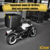 Baú de Moto 110L Traseiro Preto Universal iCbras Bauleto