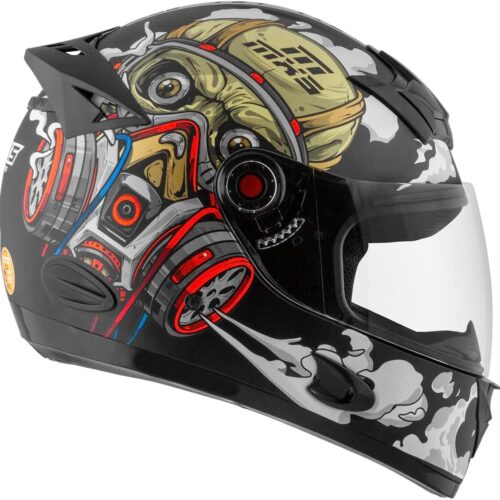 712snFi7zSL._AC_SL1200_.jpg Capacete Fechado Mixs Helmets MX5 VÍrus Fosco Tam. 58 Bege 58