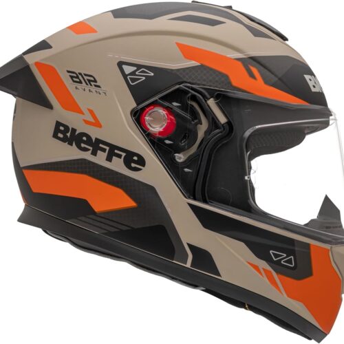 Capacete Bieffe B12 Avant Esportivo Areia Moto Aerofolio