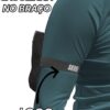 Jaqueta Corta Vento de Nylon Skube Fio de Poliamida Repelente à Água que Vira Bolsa de Prender no Braço para Correr
