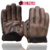 717UiPyEsYL._AC_SL1200_.jpg Milwaukee Leather MG7512 Luvas de mão masculinas de couro marrom acolchoado com gel palma curta para motociclista com capa de painel completo