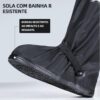 7198w4gBViL._AC_SL1500_.jpg Botas de Chuva Bota Polaina Para Chuva Capa Chuva para Sapato Bota de Chuva Motoqueiro Adulto Unissex Impermeável Para Motociclista-FBA