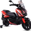 71D2VOEGfdL._AC_SL1500_.jpg Bang Toys - Scooter Elétrica Infantil Revvo XR 12V - com Rodas de Treinamento, Luzes de LED, Sons, Entrada USB/MP3, Bluetooth e Suspensão - Suporta até 25kg - Cor Vermelho