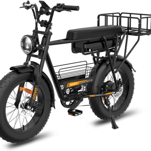 BEMMY Bicicleta Elétrica para Adultos, Pneu Largo de 20” x 4”, 1000W e 90NM, Bicicleta Elétrica de Motocicleta de 7 Velocidades, Bateria de 48V, até 50 Km/h. A única Loja Autorizada "Bemmy-BR"