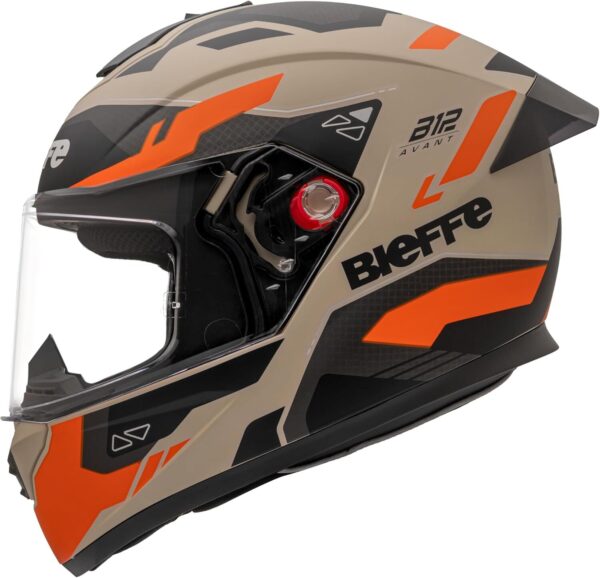 Capacete Bieffe B12 Avant Esportivo Areia Moto Aerofolio