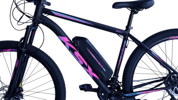 Bicicleta KSX Motor Elétrico 350W 21V Câmbio Especial S. Com Pedal Assistido Aro 29 Quadro Alumínio