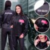 Capa De Chuva Motoqueiro Star Capas Impermeável Conjunto Jaqueta e Calça Motoqueiro Motociclista Motoboy Motogirl Impermeável Masculino e Feminino (BR, Alfa, XG, Regular, Regular, Rosa)