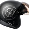 71RjDyrVl2L._AC_SL1500_.jpg Peels Capacete Aberto Moto com Queixeira Removível F-21 North Preto Fosco/Grafite 58