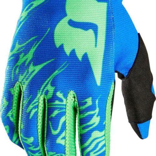Luva de Motocross 180 Skew Peril Azul/Verde M