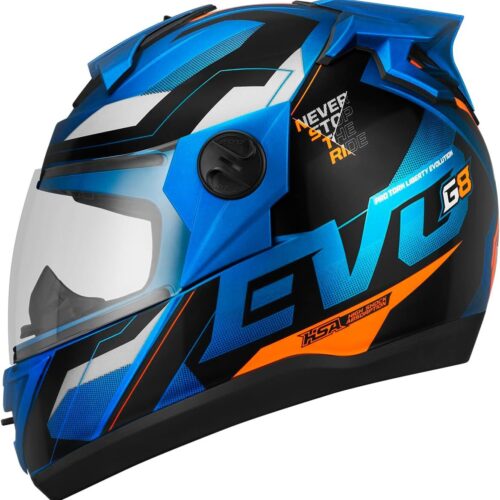 71Ws4IXvYPL._AC_SL1200_.jpg CAPACETE FECHADO PRO TORK EVOLUTION 788 G8 EVO BRILHANTE AZUL - LARANJA TAM. 58