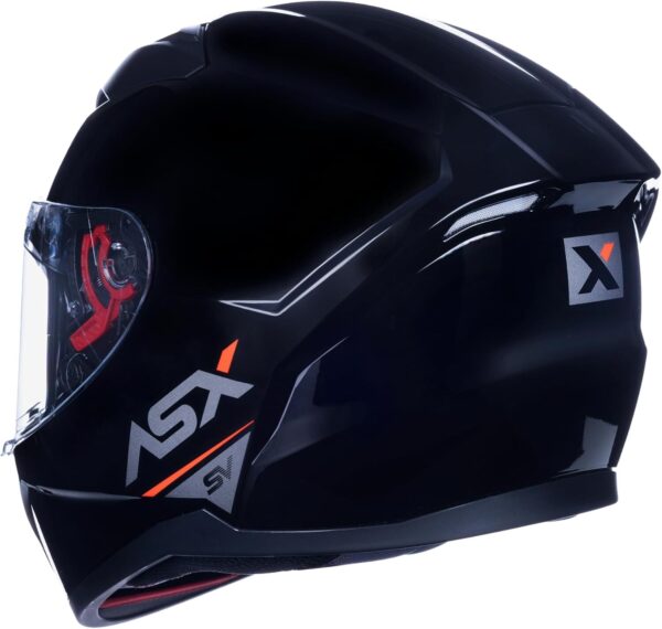 71YLK2GmlVL._AC_SL1500_.jpg Capacete Masculino Feminino Asx City SV Preto Brilho Oculos