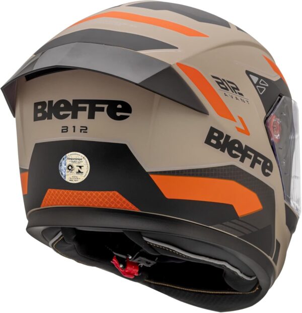 Capacete Bieffe B12 Avant Esportivo Areia Moto Aerofolio