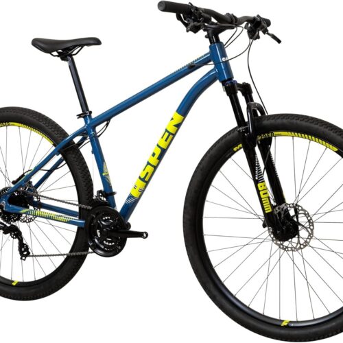 Caloi Bicicleta Aspen, Aro 29, Tamanho 17, Câmbio 24 Velocidades, Azul